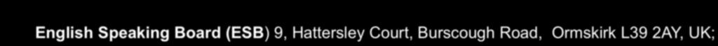 London Chamber of Commerce and Industries Examination Board (LCCIEB) LCCIEB EDI, International House, Siskin Parkway East, Middlemarch Business Park, Coventry, CV3 4