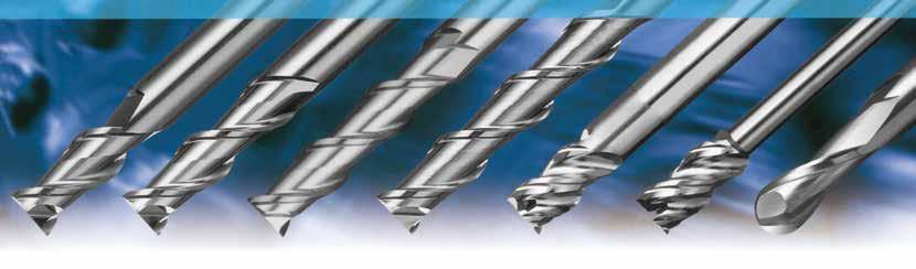 ALB225 Ball End Mill for Aluminum Frese sferiche per Alluminio Type Ⅰ: normale L'esclusivo design NS delle eliche riduce le vibrazioni nelle lavorazioni degli angoli e in parete.