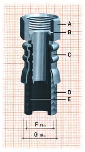 gruppi vasca, box doccia idromassaggio corredati di giunto EPDM e raccorderia in ottone nichelato Ø INTERNO 3 MM Ø Internal 3 mm