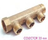 CENTRALE MF Manifold mm between centres MF,, 3,,70 3,75, 7,5 390 3903 390 390 3903 390 390 COLLETTORE 3/ uscite M / 3/ 3