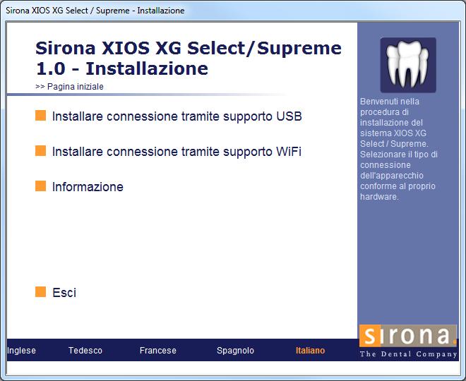 2 Installazione Sirona Dental Systems GmbH 2.2 Installazione del plugin per il collegamento WiFi dell'apparecchio Manuale per l'utente Plugin SIDEXIS per XIOS XG 2.