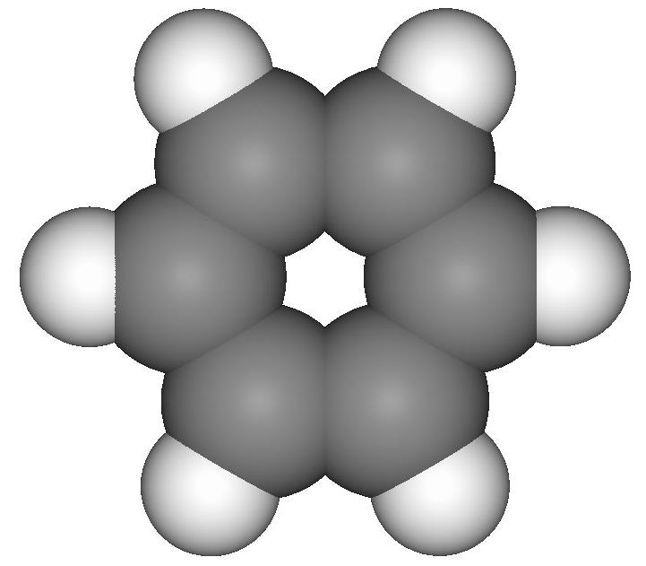 12 M122-431-2-1I 31. i seguito è rappresentato il modello di un idrocarburo. Quale affermazione non vale per il composto rappresentato? Il composto è un cicloalcano.