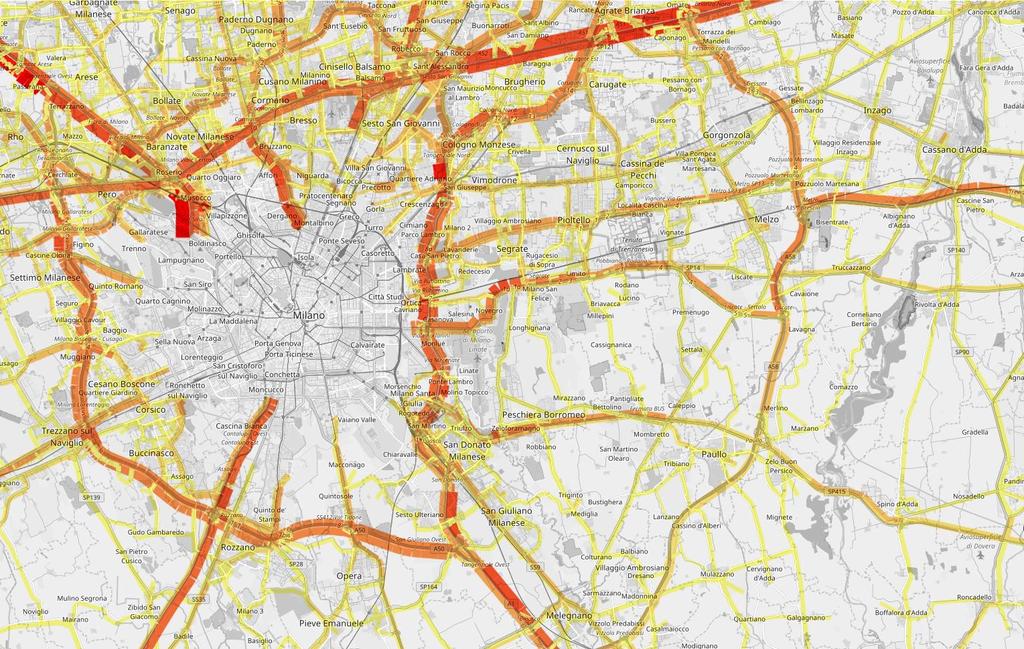 FLUSSI STRADALI FOCUS SU MILANO (ora di