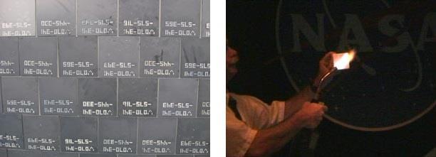 Scheda 3 isolamento Come fa lo Shuttle a resistere al calore? La temperatura delle parti più calde dello Shuttle durante l'atterraggio è >,500 C.