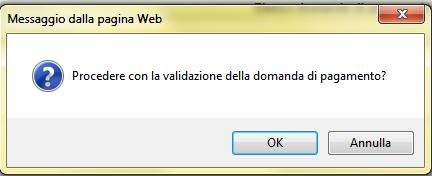 In caso di esito positivo la procedura visualizza il seguente messaggio: Figura 3.