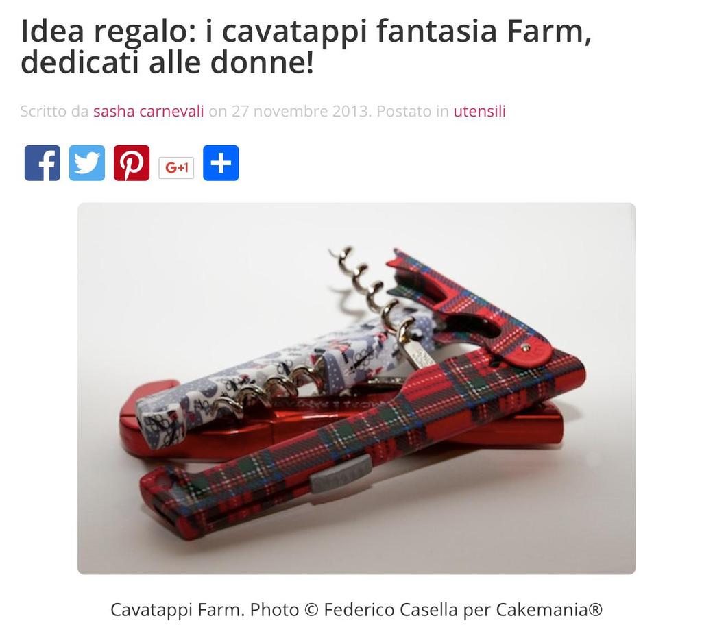 case history / campagna farm mission: presentare il brand e il prodotto (cavatappi