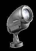 Proiettori da esterno Exterior spotlights DEDO 100 Colore Lamp Watt T (K) Attacco Base Fascio Beam 111501 nero / black CDM-TM incl. 20 3000 PGJ5 12 111502 grigio / grey CDM-TM incl.