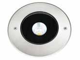 Luci da incasso Recessed lights ACHILLE 190 LED Lamp lumen Watt T (K) Fascio Beam T max Ottica orientabile +/- 7 +/- 7 adjustable reflector 149401 inox /