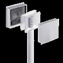 Luci da appoggio Bollards BALTI PALO Attacco Bracket Colore Palo h 100 cm per Balti 150, con base H 100 cm pole for Balti 150, with base