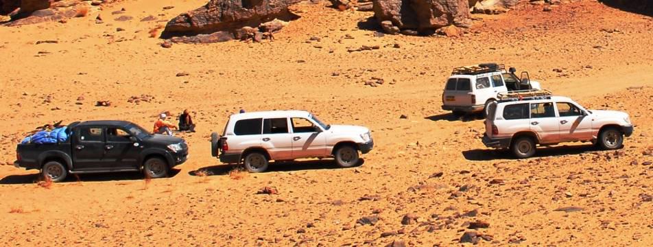 Clima - Nelle regioni sahariane il clima è soleggiato e secco con notevole escursione termica tra giorno e notte (anche 25 di differenza).
