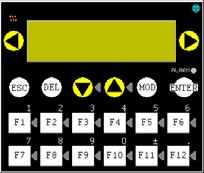 5. Simulazione Tasti della tastiera esclusi dalla simulazione Esc Del Tab F1 F2 F3 F4 F5 F6 F7 F8 F9 F10 F11 F12 Questa finestra è senza menu, non se ne può modificare la dimensione, né chiuderla (la