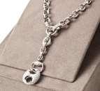 Lotto 64 Collana GUCCI Horsebit Marina Chain 50 cm Ref. 181395 full pavè colore G/H purezza VVS VS ct.