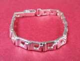 Lotto 81 Lotto 85 Bracciale Gucci - argento maglia rettangolare 21,3g Valore