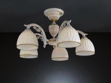 BIANCO ANTICO Collezione di lampadari in ottone e ferro con