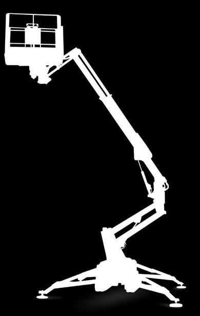 massima facilità di utilizzo Rotazione totale della torretta (± 180 ): consente un eccellente accessibilità aerea in ogni situazione di lavoro Rotazione cestello ± 75 che permette il completo