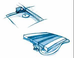 Per lo spostamento di carichi elevati si consiglia l uso di carrelli a sollevamento con ruote non rigide, interponendo fra queste e il pannello una lastra per poter distribuire il
