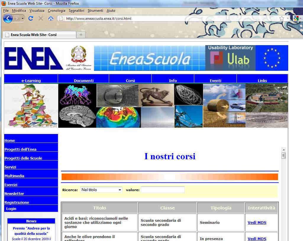 http://www.eneascuola.enea.it/corsi.