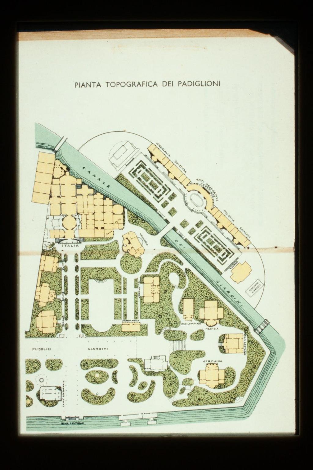 Pianta topografica dei