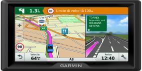CAR NAVIGATORS Garmin Drive 40 Cartografia precaricata Europa 22 paesi Schermo 4,3 TFT WVGA touchscreen a colori, 480x272 pixels, retroilluminato Ricevitore GPS ad elevata sensibilità con funzione