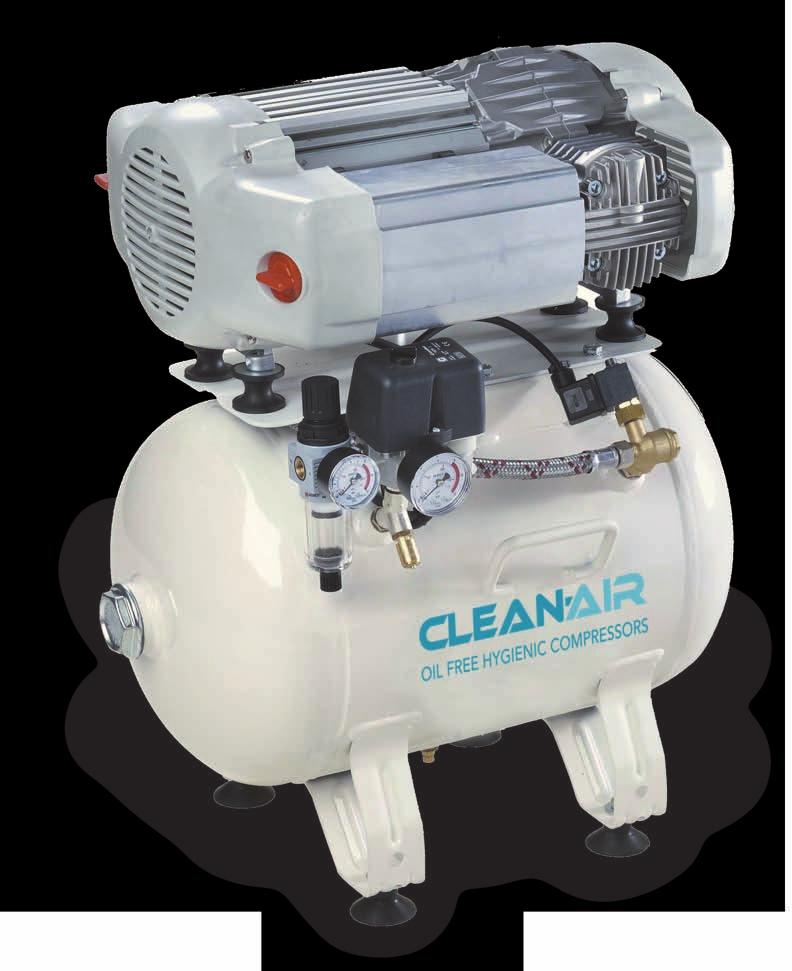 8 Gamma CLEAN-AIR I compressori sono realizzati con componenti di altissima qualità e possono