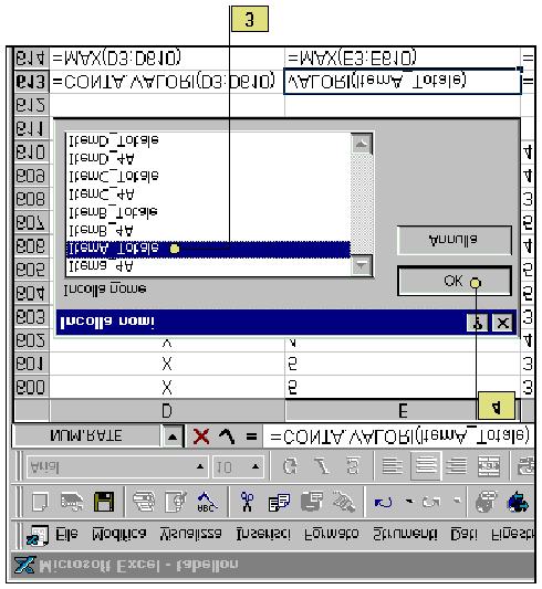 Excel dispone di centinaia di funzioni che si possono usare da sole o in combinazione con altre