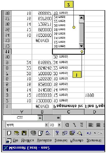 Inserire un numero come etichetta 1. Fare clic sulla cella in cui si vuole inserire un numero come etichetta. 2. Scrivere un apostrofo: l'apostrofo è il prefisso di etichetta e non appare nel foglio.