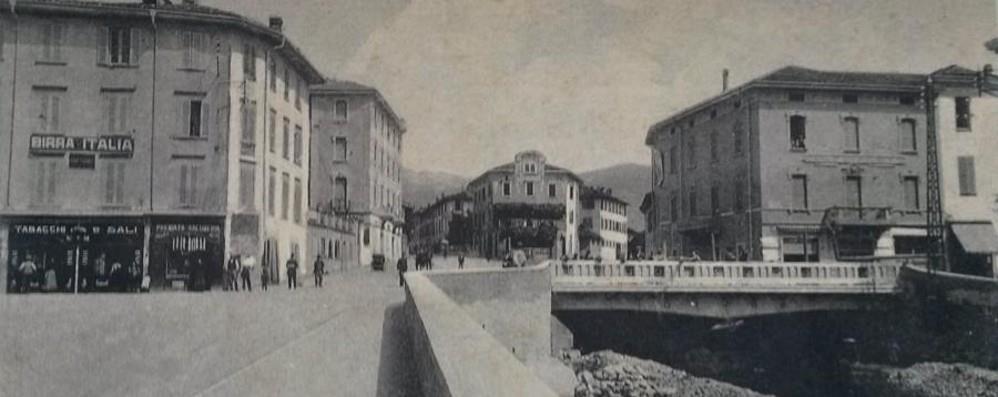 Bergamo città d acque, l alveo del torrente Morla prima della sua