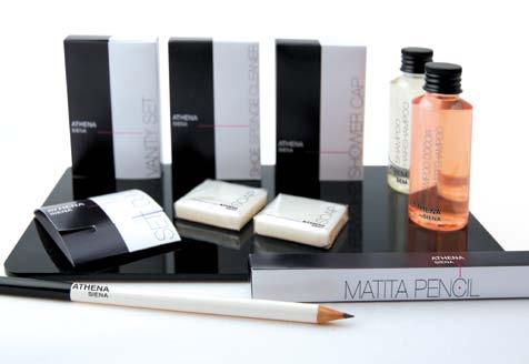 SHOWER SHAMPOO ATHENA SIENA MATITA PENCIL ACAMPORA HOTELS MATITA PENCIL