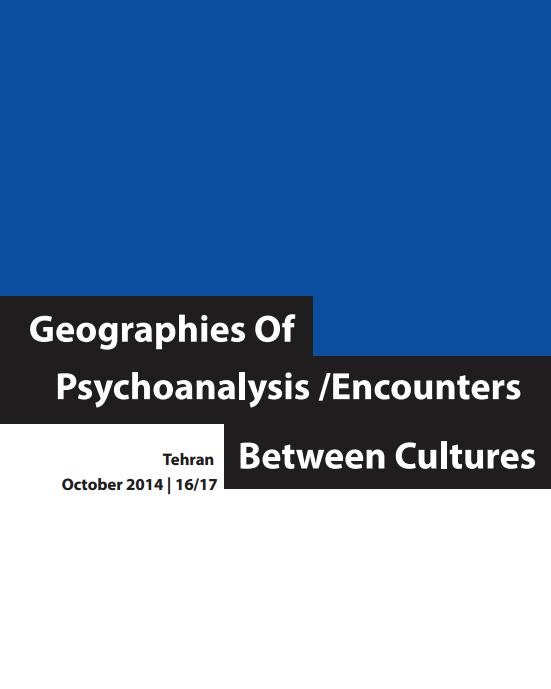 2015 BOSTON 24 LUGLIO 2015 BOSTON 24 JULY BOOK LAUNCH Geographies of Psychoanalysis.