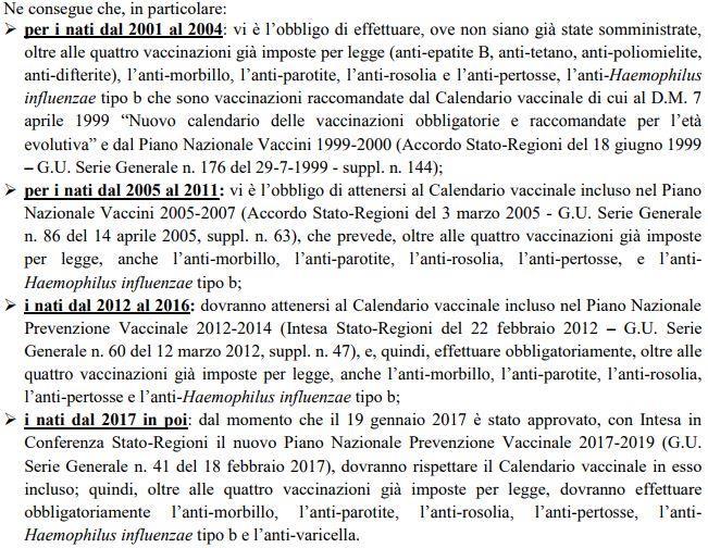 prevenzione vaccinale, di malattie