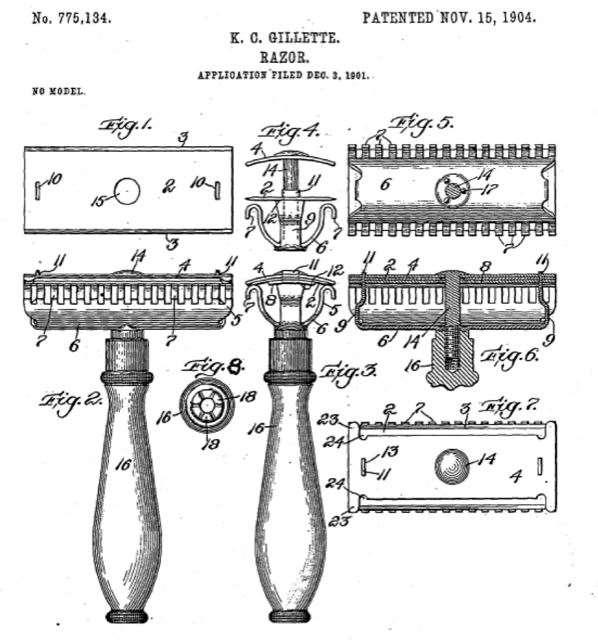 I disegni brevettuali racchiudono in uno stile semplice tutte le informazioni tecniche