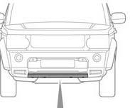 Togliere le copertura degli occhioni di traino anteriore e posteriore prima di guidare fuoristrada, per prevenire danni o la perdita degli stessi.