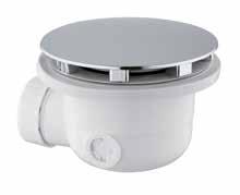 estraibile per piatto doccia con foro ø 50 mm Waste 1 1/2 with extractable siphon for shower tray with outlet hole ø 50 mm 836