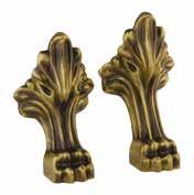 ZAMPE DI LEONE IN OTTONE LION FEET IN BRASS ST-L Staffa grande Big support ST-C Staffa piccola Small support ZL/28 Zampe di leone in ottone H 28 cm con viti di fissaggio per vasche retrò Lion feet in