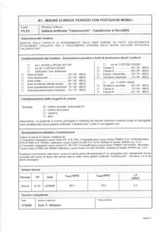 Verifica di fonoassorbimento in opera su parete in CLS Verifica di fonoassorbimento in opera su parete in CLS rivestita da Diathonite