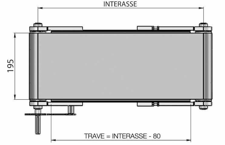 Ediz. I nastri della serie 000 vengono forniti in kit completo di struttura portante ed eventualmente di tappeto di trasporto.