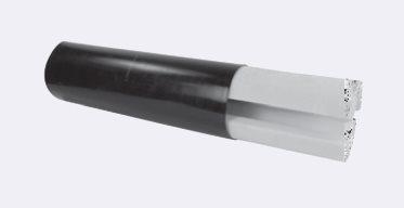 2 semigusci di schiuma di poliuretano per la continuità dell isolamento nelle giunzioni delle tubazioni completi di manicotto di rivestimento termoretrattile.