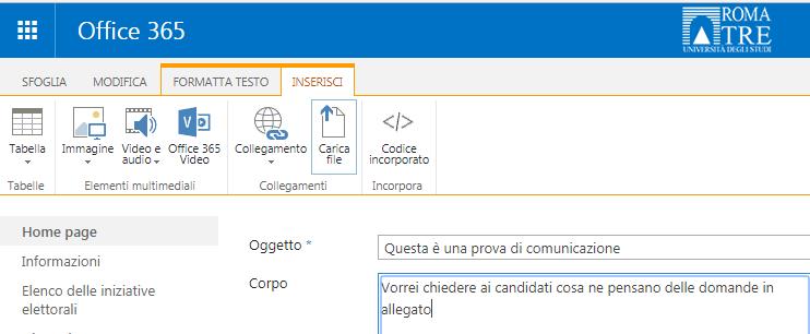 Si ricorda che il corpo elettorale è autorizzato ad aprire nuove discussioni o a rispondere alle discussioni aperte solo nella sezione Discussione aperta alla comunità accademica.