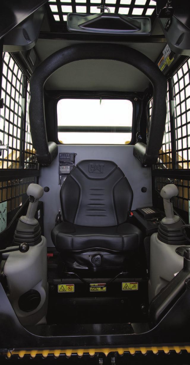 Cabina operatore Un comfort superiore garantisce la massima produttività per l'intera giornata lavorativa.