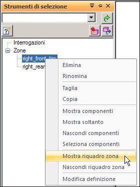 Attività: Utilizzo delle zone Nella scheda Strumenti di selezione, fare clic con