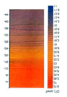 Fra la metà di settembre e il mese di ottobre, la massa d acqua si presenta con delle caratteristiche idrologiche tipiche del periodo estivo quindi analoghe a quelle del periodo agosto - settembre