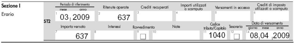 in questione, A indica, ad esempio, le prestazioni di lavoro autonomo rientranti nell esercizio di arte o professione abituale); sarà dettagliato anche il totale del compenso corrisposto (al netto