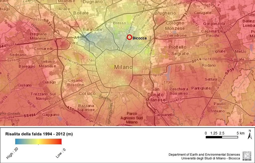 areale di distribuzione