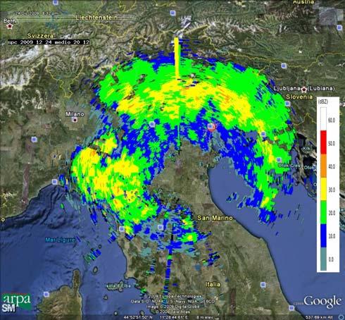 ed in particolare sull Appennino Centro- Occidentale, si registrano le prime precipitazioni anche di tipo nevoso, come