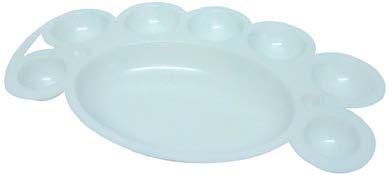 Containing liquid bowl, ideal to remove the Easy Gel. Tavolozza per contenere i colori per la micropittura.