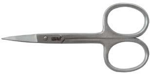 Forbicine Scissors cod. GO00400 1 pz E 6,00 Forbicine per unghie curva in acciaio. Curved steel nail scissors. Forbicine Scissors cod.