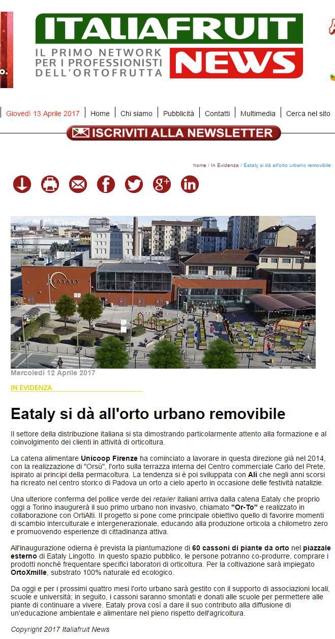 Eataly si dà all orto urbano removibile, articolo