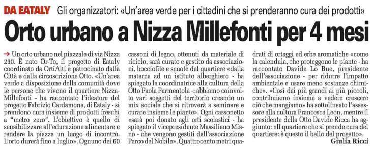 Orto urbano a Nizza Millefonti