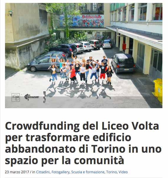 Crowdfunding del Liceo Volta per