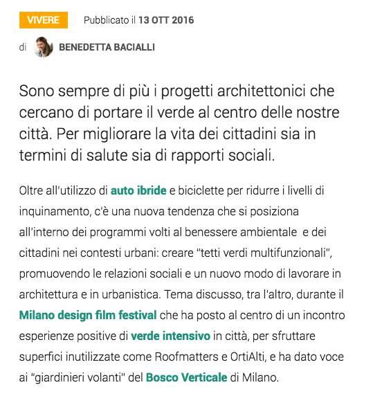 socialità, articolo di Benedetta